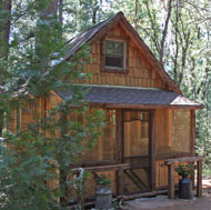 Rustic cowboy cabin